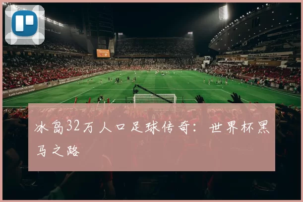 冰岛32万人口足球传奇：世界杯黑马之路