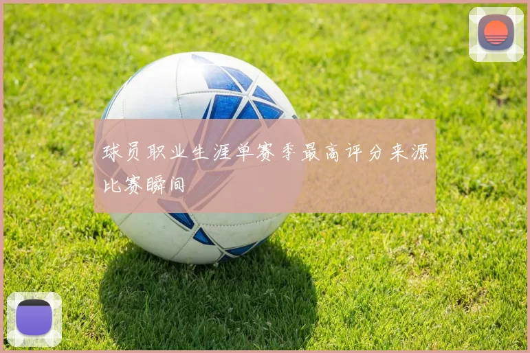 球员职业生涯单赛季最高评分来源比赛瞬间