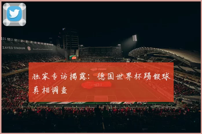 独家专访揭露:德国世界杯踢假球真相调查