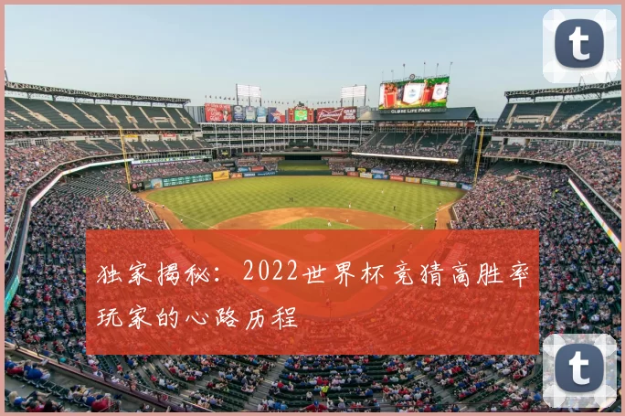 独家揭秘：2022世界杯竞猜高胜率玩家的心路历程