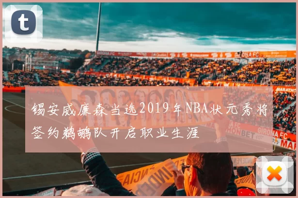 锡安威廉森当选2019年NBA状元秀将签约鹈鹕队开启职业生涯
