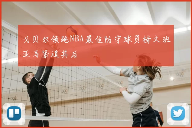 戈贝尔领跑NBA最佳防守球员榜文班亚马紧追其后