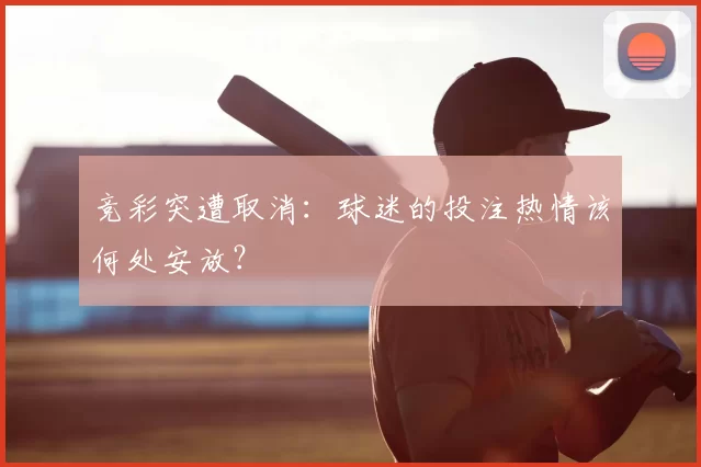竞彩突遭取消:球迷的投注热情该何处安放?